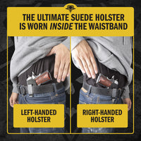 Load image into Gallery viewer, The Ultimate Suede Leather IWB Holster - Fits All 1911's - Lifetime Warranty - Made in USA