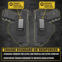 Load image into Gallery viewer, The Ultimate Suede Leather IWB Holster Large Size | Fits S&W Shield/Glock/XD - Lifetime Warranty - Made in USA