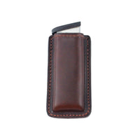 Load image into Gallery viewer, Leather Magazine Holder | Made In USA | Lifetime Warranty | Fits virtually any 9mm, .40, .45 or .380 Pistol Mag | Single or Double Stack | IWB or OWB