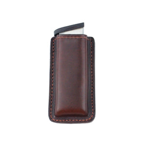 Leather Magazine Holder | Made In USA | Lifetime Warranty | Fits virtually any 9mm, .40, .45 or .380 Pistol Mag | Single or Double Stack | IWB or OWB
