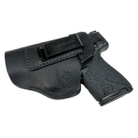 Load image into Gallery viewer, The Defender Leather IWB Holster - S&amp;W Shield/Glock/XD Handguns - Lifetime Warranty - Made in USA
