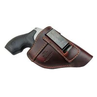 Load image into Gallery viewer, The Defender Leather IWB Holster - Fits Snub Nose Style Revolver - Lifetime Warranty - Made in USA