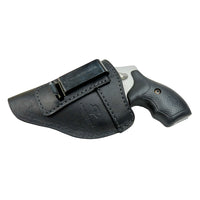 Load image into Gallery viewer, The Defender Leather IWB Holster - Fits Snub Nose Style Revolver - Lifetime Warranty - Made in USA