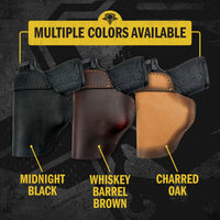 Load image into Gallery viewer, Clearance!!! The Defender Leather IWB Holster - S&W Shield/Glock/XD Handguns - Made in USA