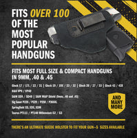 Load image into Gallery viewer, Clearance!!! The Ultimate Suede Leather IWB Holster - S&W Shield/Glock/XD - Made in USA