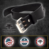 Load image into Gallery viewer, The "Double Tap" Gun Belt | Made in USA | Lifetime Warranty | 14 oz Full Grain Leather CCW Belt