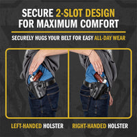 Load image into Gallery viewer, Ultimate Leather Holster 2 Slot OWB | Made in USA | Lifetime Warranty | Fits most 1911 Style Handguns