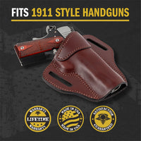 Load image into Gallery viewer, Ultimate Leather Holster 2 Slot OWB | Made in USA | Lifetime Warranty | Fits most 1911 Style Handguns