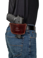 Load image into Gallery viewer, Clearance!!! Dual Threat IWB / OWB Universal Belt Slide Holster | Made in USA | Ambidextrous Leather Holster