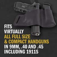Load image into Gallery viewer, Comfort Carry Leather Holster & Mag Pouch Combo | Made In USA | Lifetime Warranty