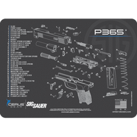 Load image into Gallery viewer, Gun Cleaning Mat - Handguns - Made in the USA