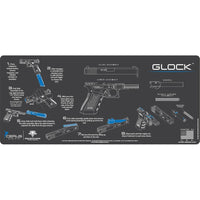 Load image into Gallery viewer, Gun Cleaning Mat - Instructional - Handguns - Made in the USA Tactical Accessories Glock
