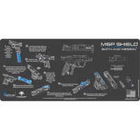 Load image into Gallery viewer, Gun Cleaning Mat - Instructional - Handguns - Made in the USA Tactical Accessories S&W Shield