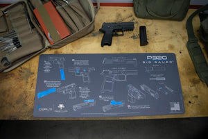 Gun Cleaning Mat - Instructional - Handguns - Made in the USA Tactical Accessories Glock
