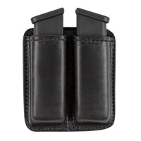 Load image into Gallery viewer, Leather 2 Magazine Holder | Made In USA | Lifetime Warranty | Fits virtually any 9mm, .40, .45 or .380 Pistol Mag | Single or Double Stack | IWB or OWB Tactical Accessories Double Stack / Black
