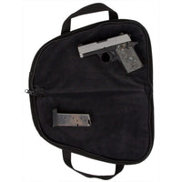 Load image into Gallery viewer, Premium Pistol Case - Relentless Tactical High Quality Black Nylon Revolver & Hand Gun Carrier Zip Bag - Water Resistant with Soft Foam Interior & Zipper - Made in USA with Lifetime Warranty Included Tactical Accessories
