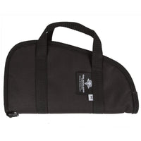 Load image into Gallery viewer, Premium Pistol Case -  High Quality Black Nylon Revolver & Hand Gun Carrier - Water Resistant Soft Foam Interior - Made in USA - Lifetime Warranty