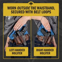 Load image into Gallery viewer, Comfort Carry Leather Holster & Mag Pouch Combo | Made In USA | Lifetime Warranty