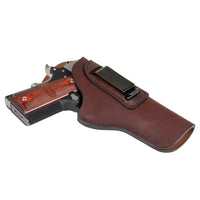 Load image into Gallery viewer, The Defender Leather IWB Holster - Fits All 1911 Style Handguns - Lifetime Warranty - Made in USA
