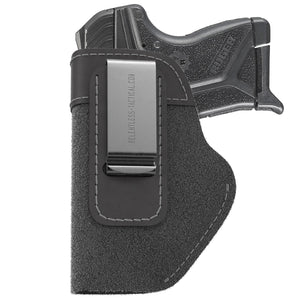 The Ultimate Suede Leather IWB Holster - Fits Ruger LCP, LCP2, Sig P238, P290, S&W Bodyguard .380 and Most .380's  - Lifetime Warranty - Made in USA