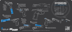 Gun Cleaning Mat - Handguns - Made in the USA