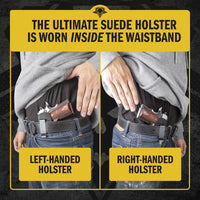 Load image into Gallery viewer, The Ultimate Suede Leather IWB Holster - Fits All 1911&#39;s - Lifetime Warranty - Made in USA
