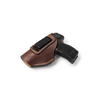 Load image into Gallery viewer, The Defender Leather IWB Holster | Fits Glock 42 | P365 | Hellcat | Lifetime Warranty | Made in USA
