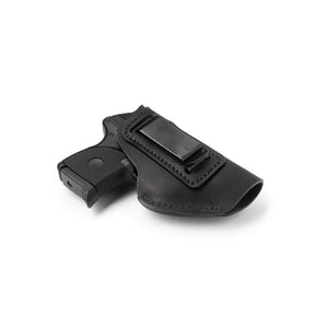 Black Leather Concealment Gun Belt Pack Holster for Ruger Black Leather Concealment Gun Belt Pack Holster for Ruger