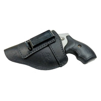 Load image into Gallery viewer, The Defender Leather IWB Holster - Fits Snub Nose Style Revolver - Lifetime Warranty - Made in USA
