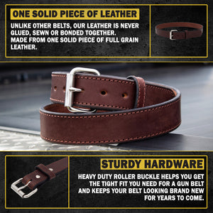 The Ultimate Concealed Carry CCW Gun Belt - Basketweave - Made In USA - Lifetime Warranty