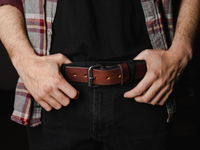 Load image into Gallery viewer, The Guardian Gun Belt - Made in USA - Lifetime Warranty - 14 oz Leather
