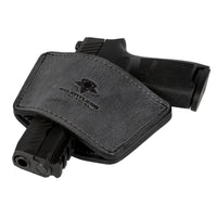 Load image into Gallery viewer, Dual Threat IWB / OWB Universal Belt Slide Holster | Made in USA | Ambidextrous Leather Holster

