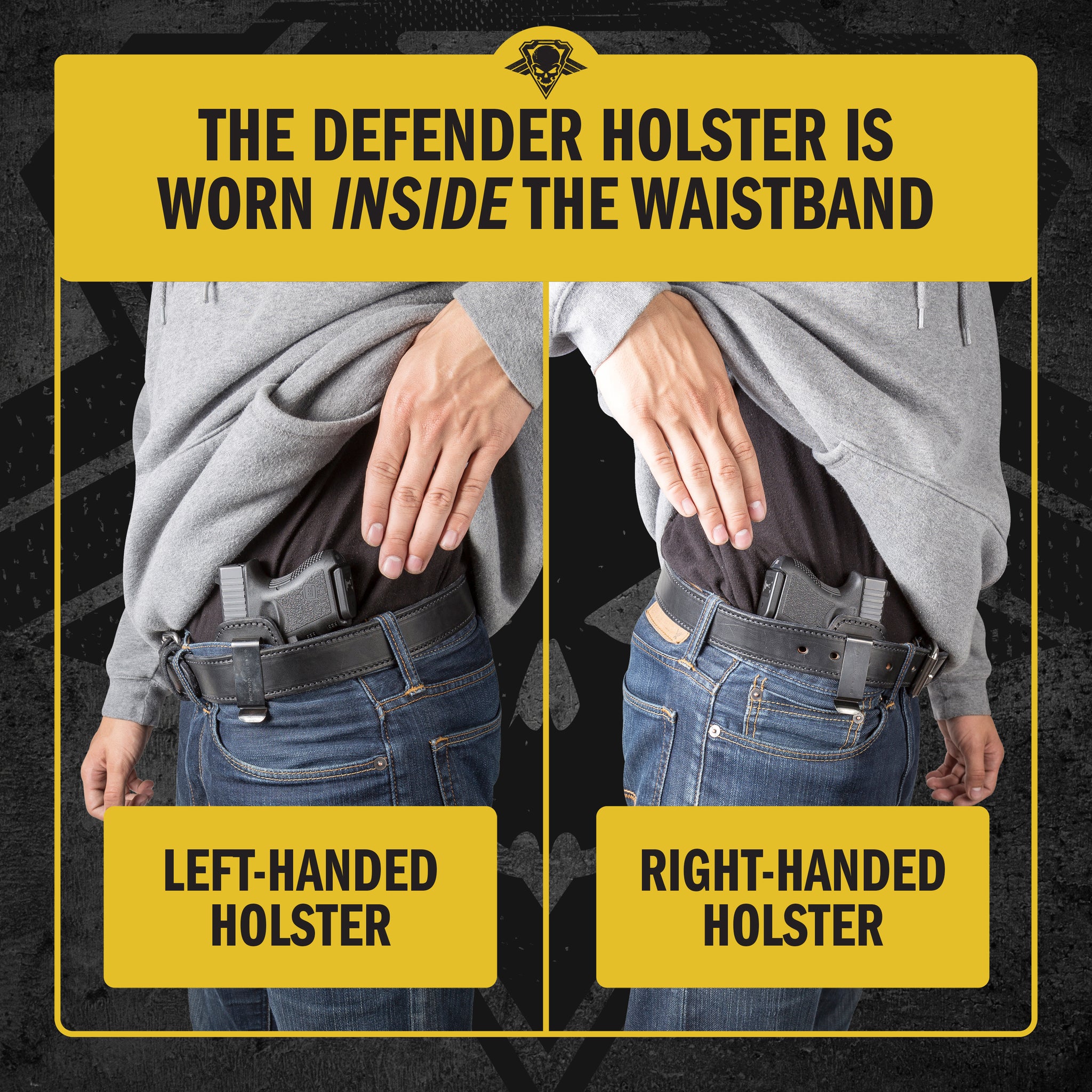 Defender IWB Leather Holster | S&W & Glock | Relentless Tactical