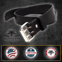 Load image into Gallery viewer, The &quot;Double Tap&quot; Gun Belt | Made in USA | Lifetime Warranty | 14 oz Full Grain Leather CCW Belt

