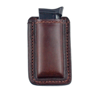 Load image into Gallery viewer, Clearance!!! Leather Magazine Holder | Made In USA | Fits virtually any 9mm, .40, .45 or .380 Pistol Mag | Single or Double Stack | IWB or OWB
