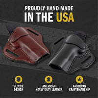 Load image into Gallery viewer, Ultimate Leather Holster 2 Slot OWB | Made in USA | Lifetime Warranty | Fits most 1911 Style Handguns
