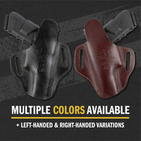 Load image into Gallery viewer, Ultimate Leather Holster 2 Slot OWB | Made in USA | Lifetime Warranty | For GLOCK 17 19 22 26 32 33 / S&amp;W M&amp;P Shield / Springfield XD &amp; XDS / Plus All Similar Sized Handguns
