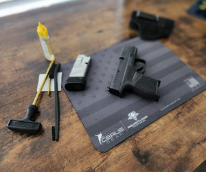 Gun Cleaning Mat - Handguns - Made in the USA