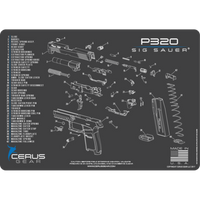 Load image into Gallery viewer, Gun Cleaning Mat - Handguns - Made in the USA
