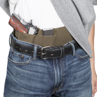 Load image into Gallery viewer, Relentless Tactical Holsters Hidden Agenda Belly Band Concealed Carry Holster - Fits All Handguns O.D. Green / Small (24-28 inches) / With Zipper
