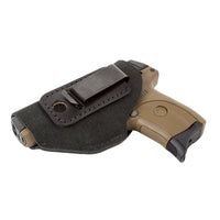 Load image into Gallery viewer, Relentless Tactical Holsters The Ultimate Suede Leather IWB Holster - LC9/Kahr CM9 - Lifetime Warranty - Made in USA Inside the Waistband - Left Handed
