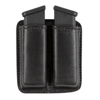 Load image into Gallery viewer, Leather 2 Magazine Holder | Made In USA | Lifetime Warranty | Fits virtually any 9mm, .40, .45 or .380 Pistol Mag | Single or Double Stack | IWB or OWB Tactical Accessories Double Stack / Black

