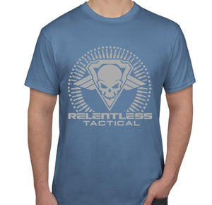 Relentless Tactical Tactical Accessories Relentless Tactical Bullet Burst Shirt Mens Small / Steel Blue