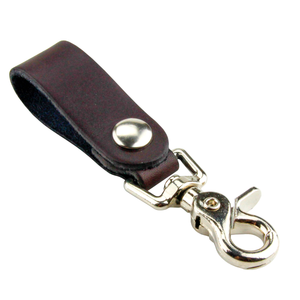 Relentless Tactical Tactical Accessories The Ultimate Leather Keychain | Made in USA | Hand Made of Full Grain Leather | Luxury Valet Keychain | Quick Detach | Leather Belt Keeper | Key Ring Organizer Brown